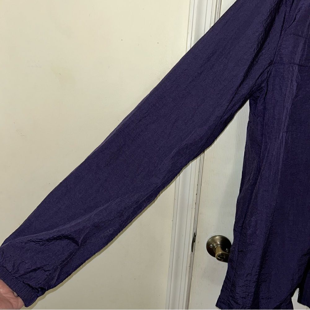 Asos Zip Front Windbreaker Style Tall Long Lightweight Jacket - Picture 3 of 7